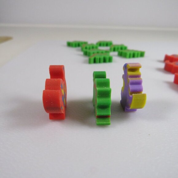 Easter Egg Filler: Small Dinosaur Erasers (24 items) Dinosaurs (they stand up) - Picture 5 of 9